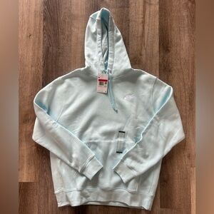 NWT Men’s Nike Hoodie Aqua Large